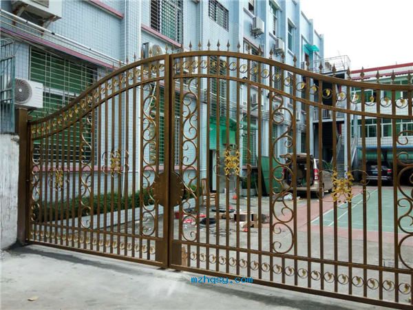 興寧藥監(jiān)局鐵藝電動(dòng)八字門